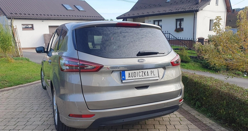 Ford S-Max cena 74900 przebieg: 137000, rok produkcji 2015 z Zielonka małe 781